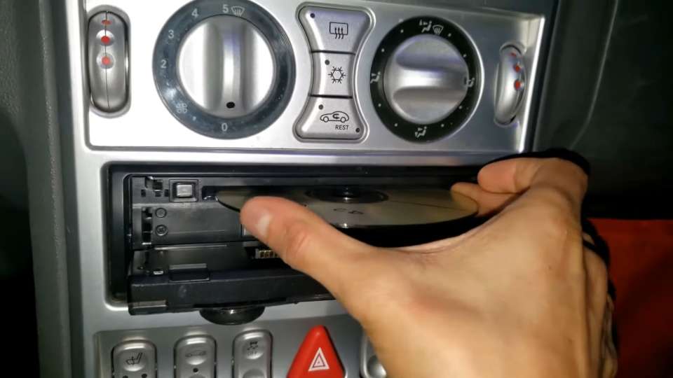 how to  to fix a Car CD Player that won't read - Check For Obstruction