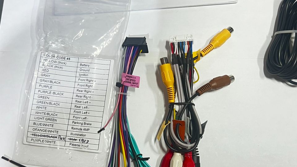 Pioneer DMH W4660NEX wiring harness
